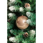 Gömbök MagicHome Karácsony, 2 db, rózsaszín, karácsonyfára, 12 cm