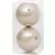 Gömbök MagicHome Karácsony, 2 db, bézs, karácsonyfára, 12 cm