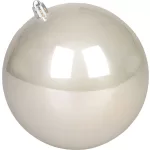 Gömbök MagicHome Karácsony, 2 db, bézs, karácsonyfára, 12 cm