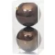 Gömbök MagicHome Karácsony, 2 db, barna, karácsonyfára, 12 cm