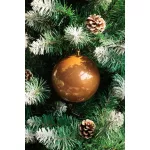 Gömbök MagicHome Karácsony, 2 db, bronz, karácsonyfára, 12 cm