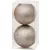 Gömbök MagicHome Karácsony, 2 db, bézs, karácsonyfára, 12 cm