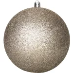 Gömbök MagicHome Karácsony, 2 db, bézs, karácsonyfára, 12 cm