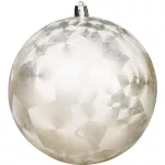 Gömbök MagicHome Karácsony, 2 db, bézs, karácsonyfára, 12 cm