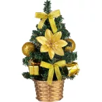 Dekoráció MagicHome Karácsony, fenyőfa, dobbal, 21 cm
