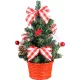 Dekoráció MagicHome Karácsony, fenyőfa, csillaggal, 21 cm