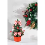 Dekoráció MagicHome Karácsony, fenyőfa, csillaggal, 21 cm