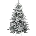Karácsonyfa MagicHome Karácsony Frosty, havas, 3D+2D, extra sűrű, 210 cm