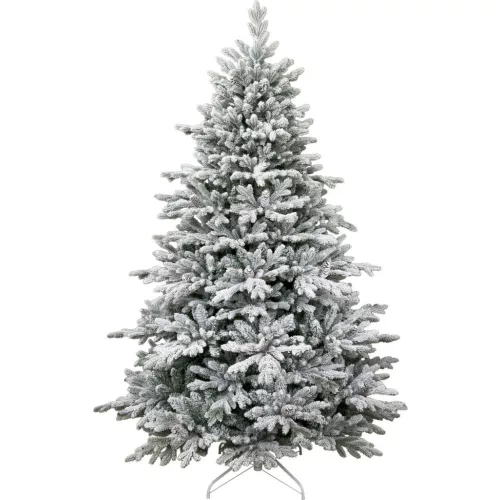 Karácsonyfa MagicHome Karácsony Frosty, havas, 3D+2D, extra sűrű, 210 cm