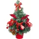 Fa MagicHome Karácsony, díszített, havas, piros, 40 cm