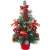 Fa MagicHome Karácsony, díszített, havas, piros, 50 cm