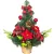 Karácsonyfa MagicHome, díszített, piros, 41 cm