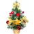 Fa MagicHome Karácsony, díszített, arany-piros, 30 cm