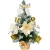 Karácsonyfa MagicHome, díszített, arany, 30 cm