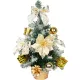 Karácsonyfa MagicHome, díszített, arany, 30 cm