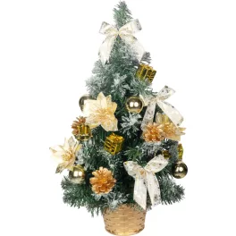 Fa MagicHome Karácsony, díszített, arany, 50 cm