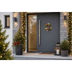 Koszorú MagicHome Karácsony, piros, 36 cm