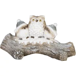   MagicHome karácsonyi dekoráció, bagoly, LED, 49,5 x 20,5 x 27,5 cm
