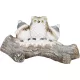 MagicHome karácsonyi dekoráció, bagoly, LED, 49,5 x 20,5 x 27,5 cm