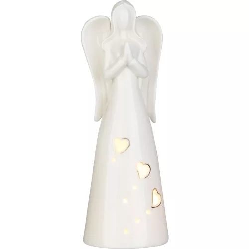 Dekoráció MagicHome Karácsony, Angyal, LED, 9x9.3x26 cm