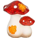 Dekoráció MagicHome Természet, gombák, terrakotta, 9x12x13,6 cm