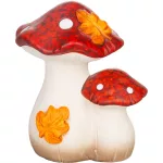 Dekoráció MagicHome Természet, gombák, terrakotta, 9x12x13,6 cm