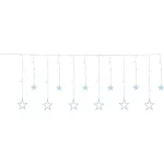 Fényfüggöny, MagicHome Vianoce, csillagokkal, 138 db LED, hidegfehér, 220 × 60/90 cm, 230 V, 8 funkciós