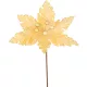 Virág MagicHome, Karácsonyi Mikulásvirág, arany, 30 cm, virágméret: 20,5 cm