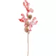 Ág MagicHome Karácsony, bogyók tobozokkal, piros, 34 cm