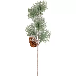 Ág MagicHome Karácsony, fenyő tobozzal, 29 cm