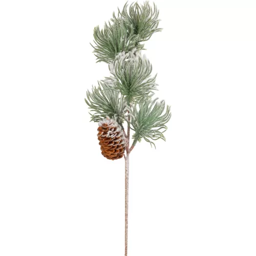 Ág MagicHome Karácsony, fenyő tobozzal, 29 cm