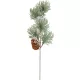 Ág MagicHome Karácsony, fenyő tobozzal, 29 cm