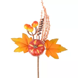 Ág MagicHome Nature, őszi, narancssárga, 22 cm