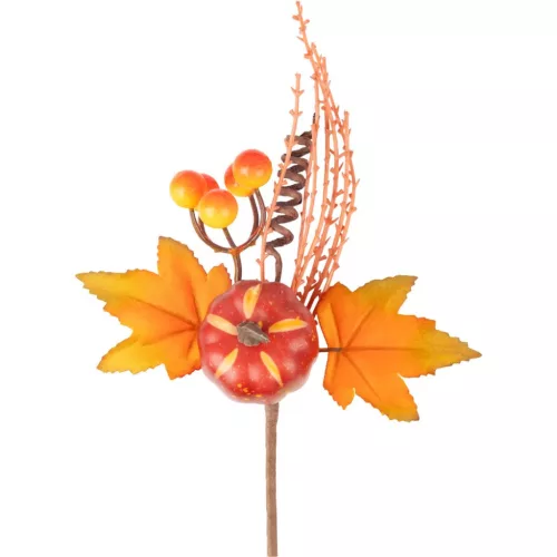 Ág MagicHome Nature, őszi, narancssárga, 22 cm