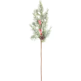 Ág MagicHome Karácsony, bogyókkal, 65 cm