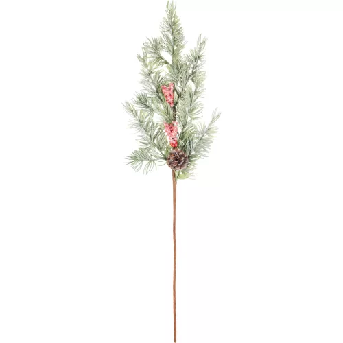 Ág MagicHome Karácsony, bogyókkal, 65 cm