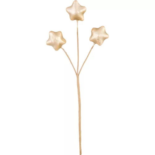 Ág MagicHome Karácsony, csillagok, arany, 8,5 cm