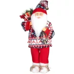 MagicHome karácsonyi dekoráció,  Mikulás, pulóverrel, 45 cm