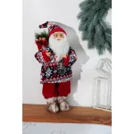 MagicHome karácsonyi dekoráció,  Mikulás, pulóverrel, 45 cm