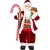 MagicHome karácsonyi dekoráció, Mikulás ajándékokkal, piros, 60 cm