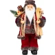 MagicHome karácsonyi dekoráció, Mikulás ajándékokkal, piros, 30 cm