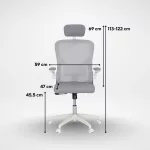 Flexo ergonomikus irodai forgószék deréktámasszal