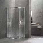 Spirit Mátrix 90x90 cm íves zuhanykabin zuhanytálca nélkül