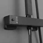 Mazama Black zuhanyszett termosztátos csapteleppel