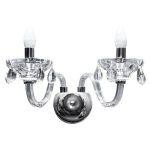 Kira fali lámpa Króm 42x23x26 cm