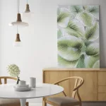 Leveles konyhai falikép 50b Zöld 60x90 cm