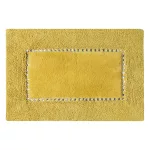 Chic pamut fürdőszobaszőnyeg Mustársárga 60x90 cm