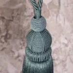Jowita egy bojtos függönyelkötő Türkiz