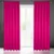 Rita egyszínű dekor függöny Magenta 140x270 cm