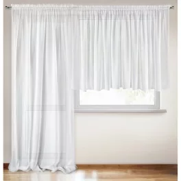   Aga-4 eurofirany fényáteresztő függöny Fehér 400x145 cm